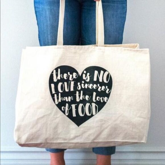 Handbags - Food Love Tote Bag NWT